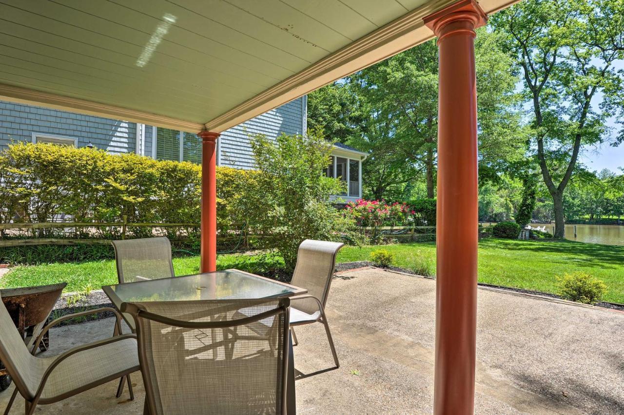 Waterfront Annapolis Home Fire Pit And Fishing Pier ภายนอก รูปภาพ